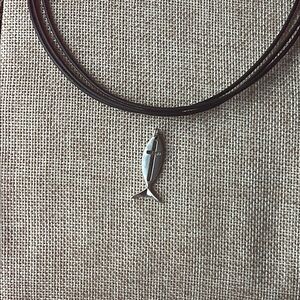 Sterling Silver Fish Pendant charm